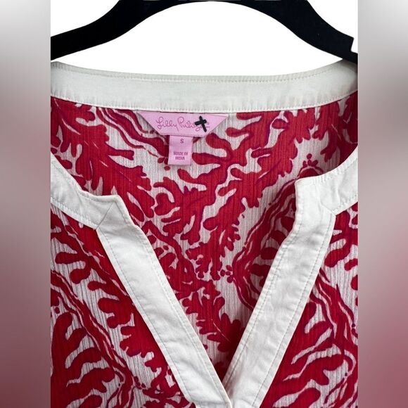 Lilly Pulitzer Veranda Island Coral Reef Madness S - Picture 3 of 5